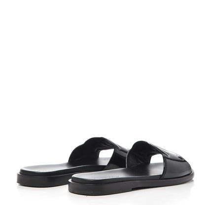 Chanel Patent Calfskin CC Slip On Mules 38 Black 4 of 11