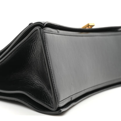 Balenciaga Paper Calfskin Large Crush Sling Bag Black 8 of 9