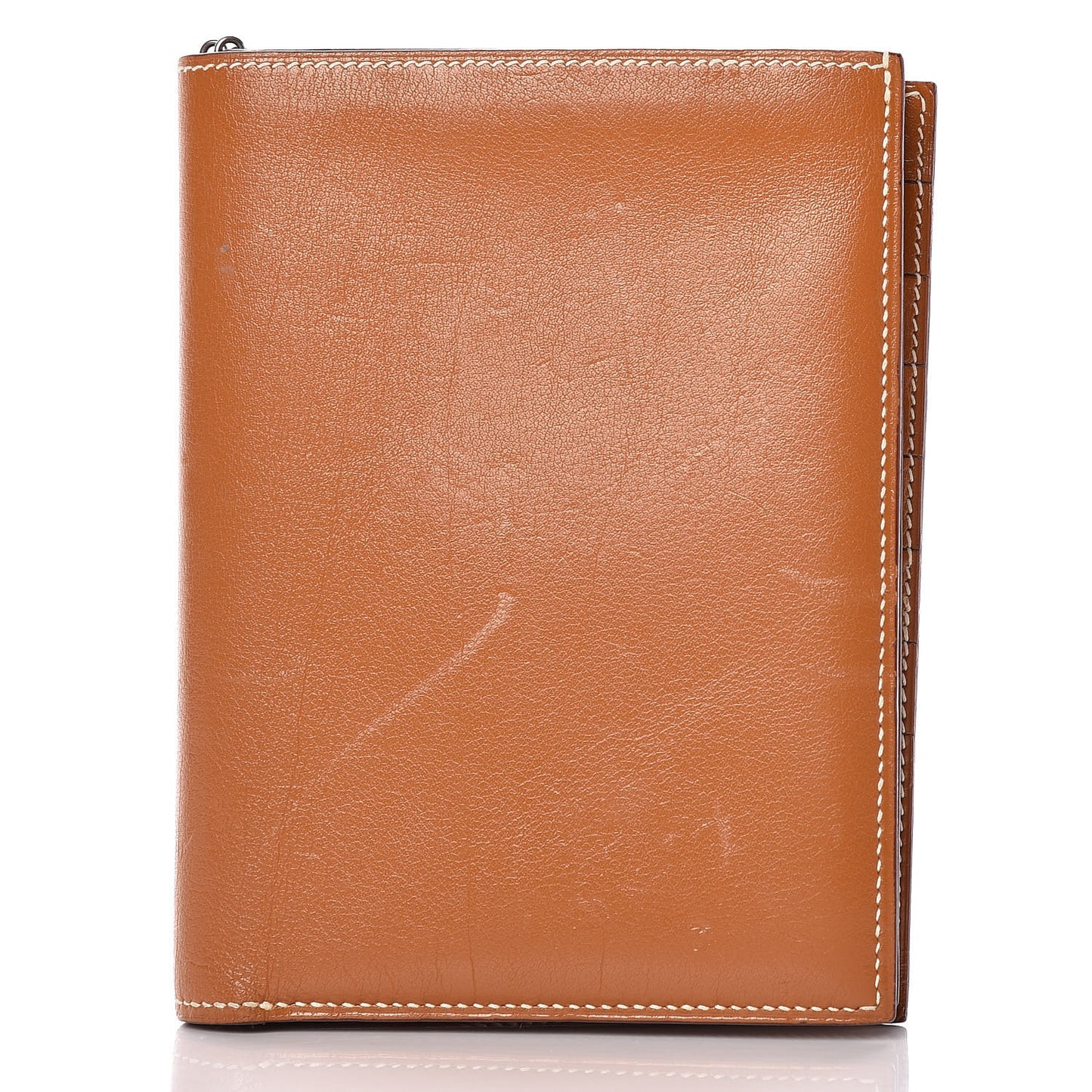 Chevre Passport Wallet Gold
