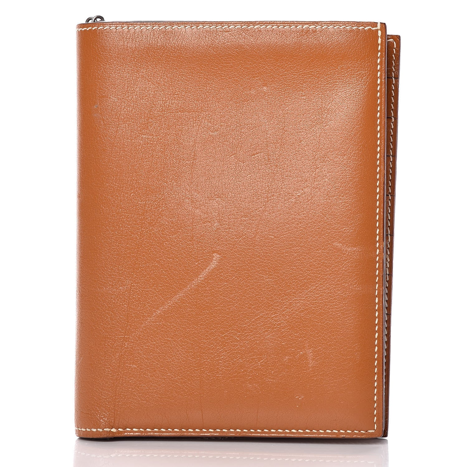 Hermes Chevre Passport Wallet Gold 15 of 16