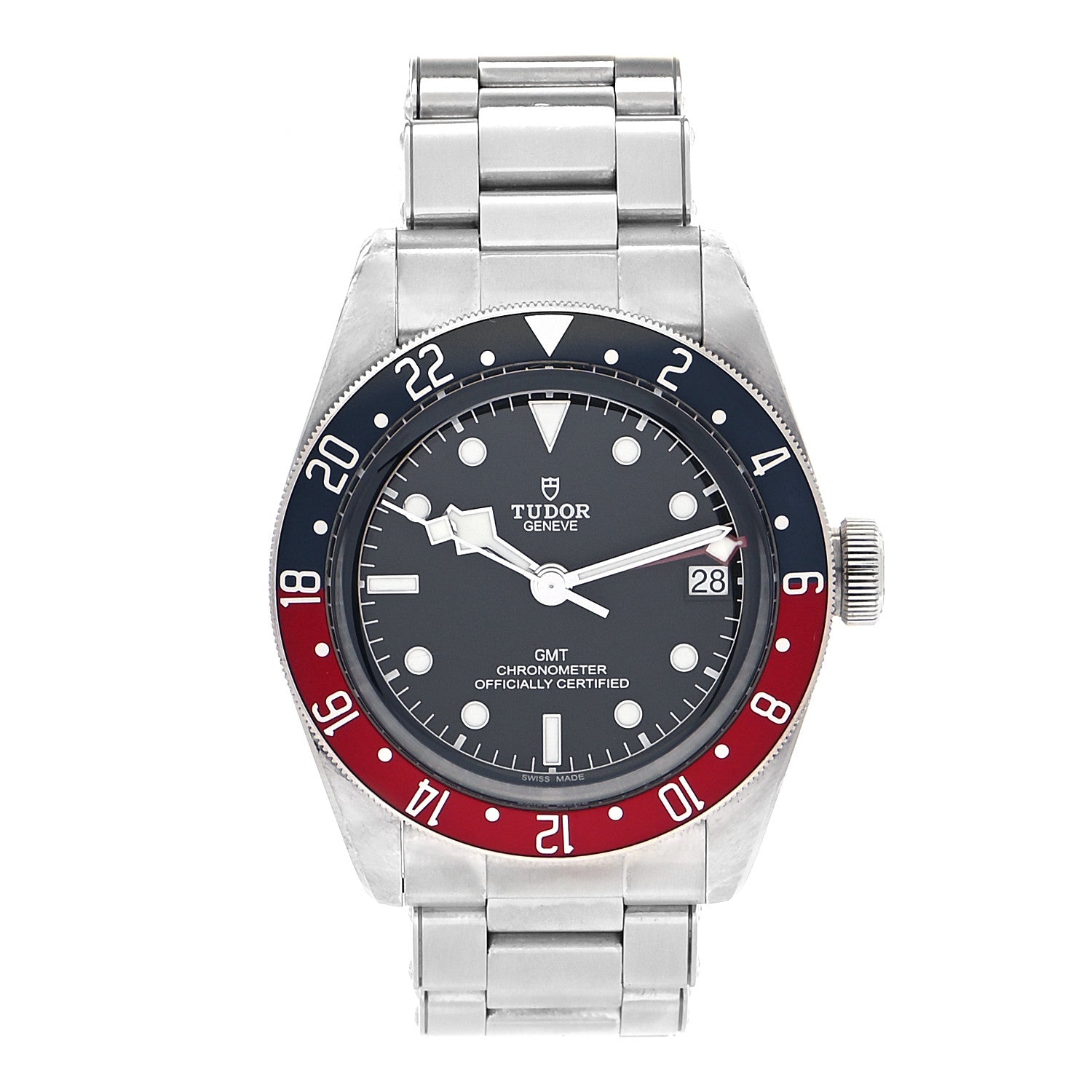 TUDOR Stainless Steel 41mm Black Bay GMT Automatic Watch Black 79830RB 1 of 5
