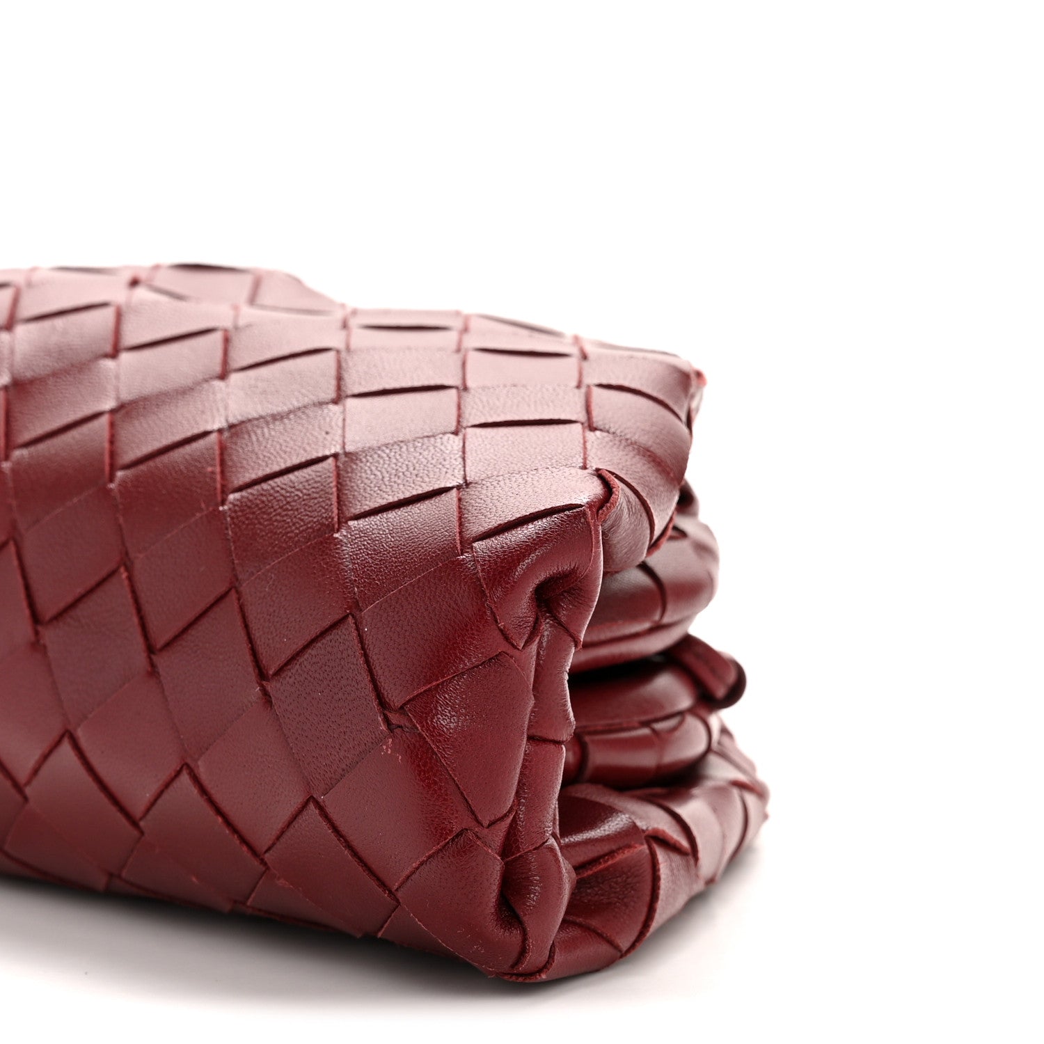 Bottega Veneta Nappa Intrecciato The Mini Pouch Bordeaux 10 of 10