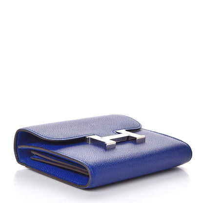 Hermes Epsom Constance Short Wallet Bleu Electrique 4 of 8