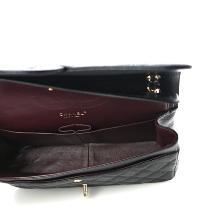 Chanel Caviar Quilted Jumbo Double Flap Black 5 of 10