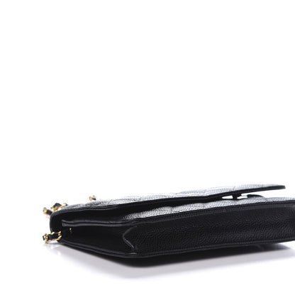 Chanel Caviar Quilted Wallet On Chain WOC Black 6 of 11
