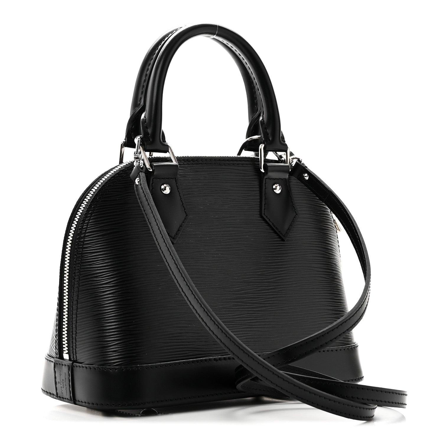 Louis Vuitton Epi Alma BB Black 3 of 9