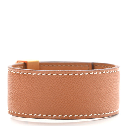 Hermes Madame Calfskin Collier de Chien 24 Bracelet T2 Gold 3 of 6
