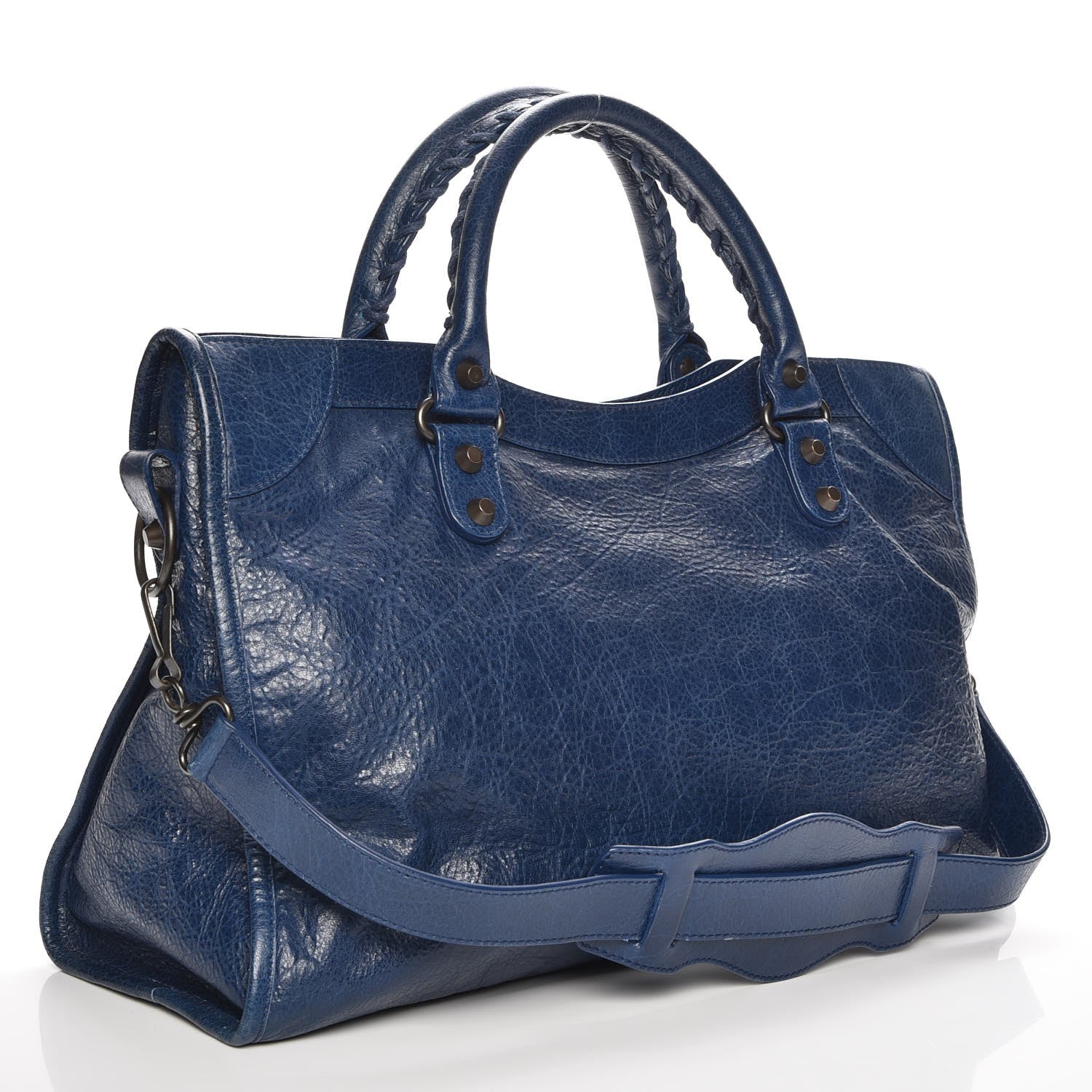 Balenciaga Agneau Classic Hardware City Bleu Mineral 4 of 8