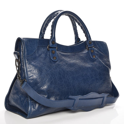 Balenciaga Agneau Classic Hardware City Bleu Mineral 4 of 8