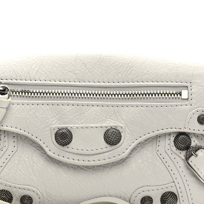 Balenciaga Agneau Arena Le Cagole Sling Bag XS Optic White 7 of 9