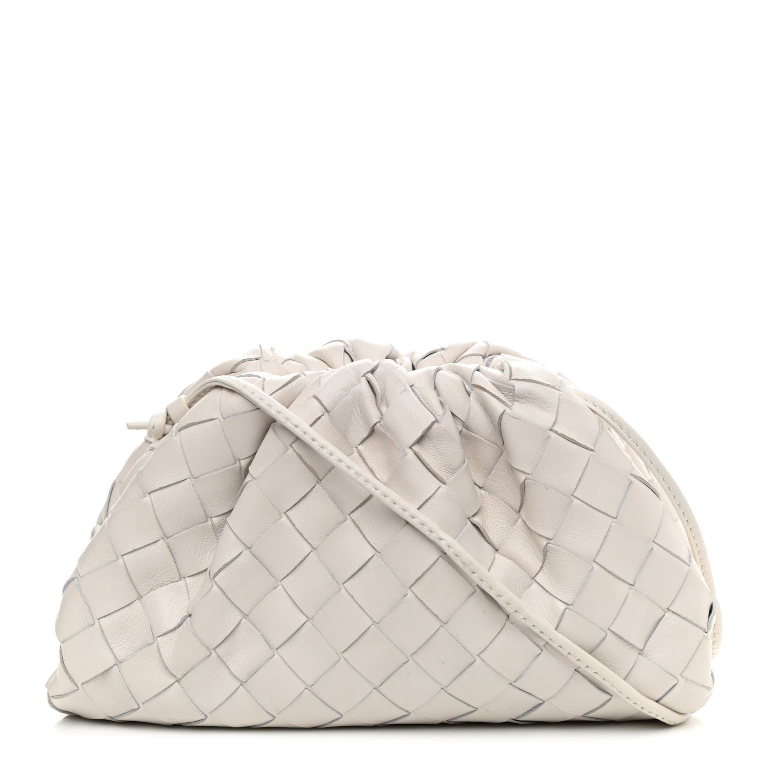 Bottega Veneta Nappa Intrecciato The Mini Pouch Chalk 1 of 11