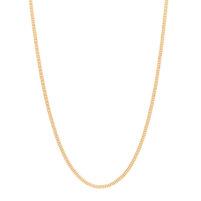 Parker & West by FASHIONPHILE 18K Yellow Gold Curb Chain Necklace 17.75" 1 of 6