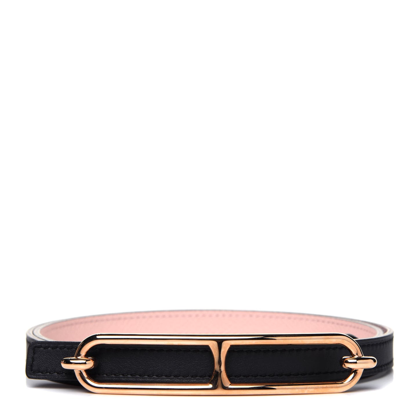 Swift Epsom 13mm Roulis Belt 85 Bleu Obscur Rose Sakura