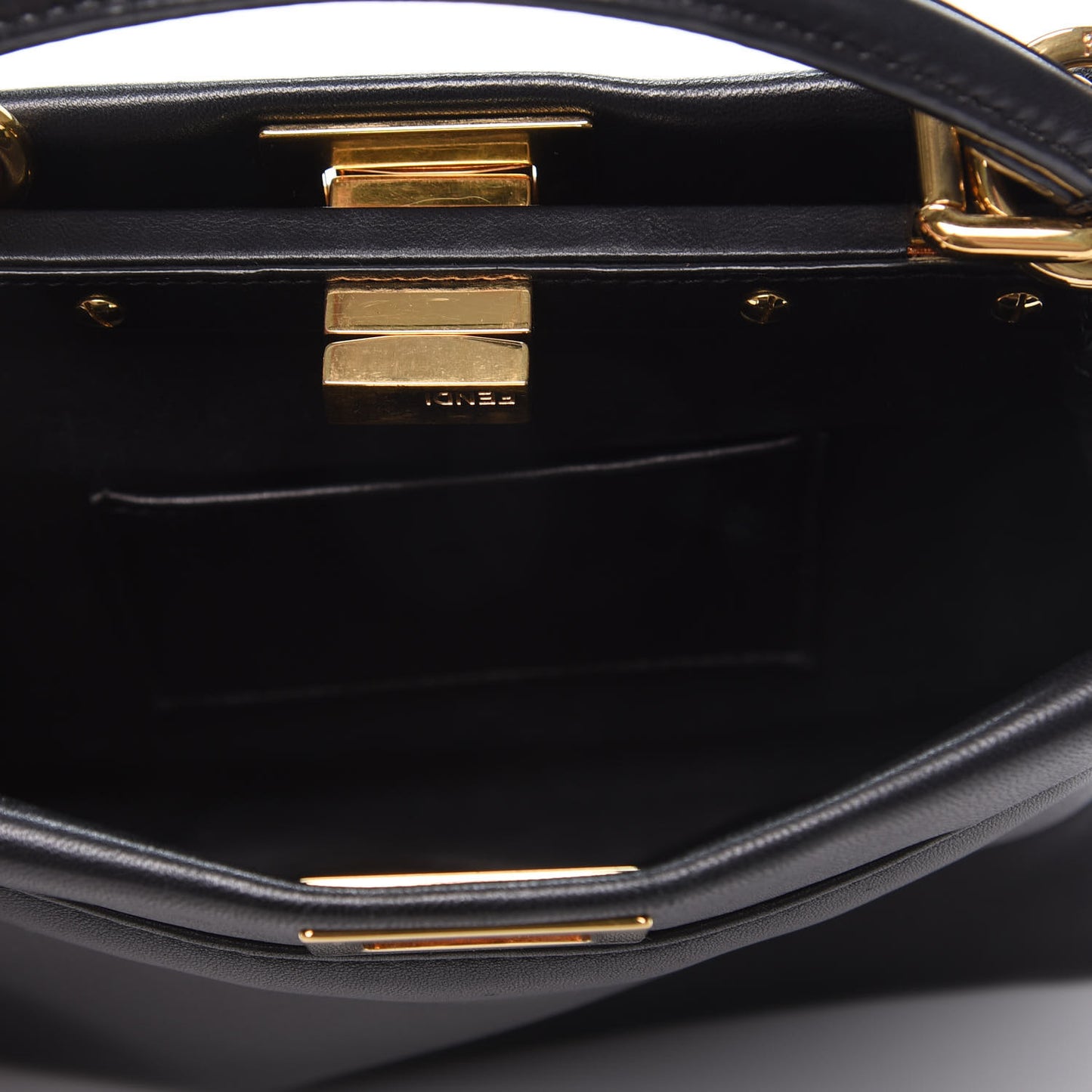Nappa Mini Peekaboo Iconic Satchel Black