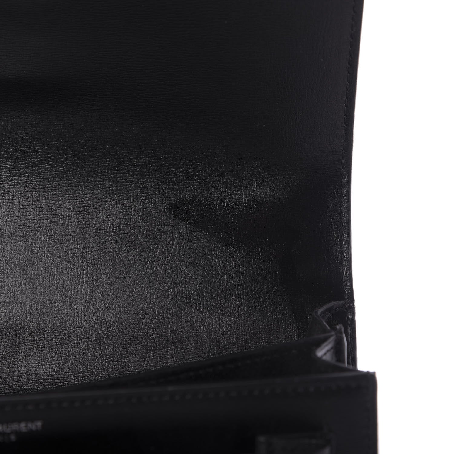 Saint Laurent Calfskin Medium Monogram Sunset Black 10 of 10