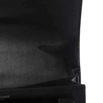 Saint Laurent Calfskin Medium Monogram Sunset Black 10 of 10