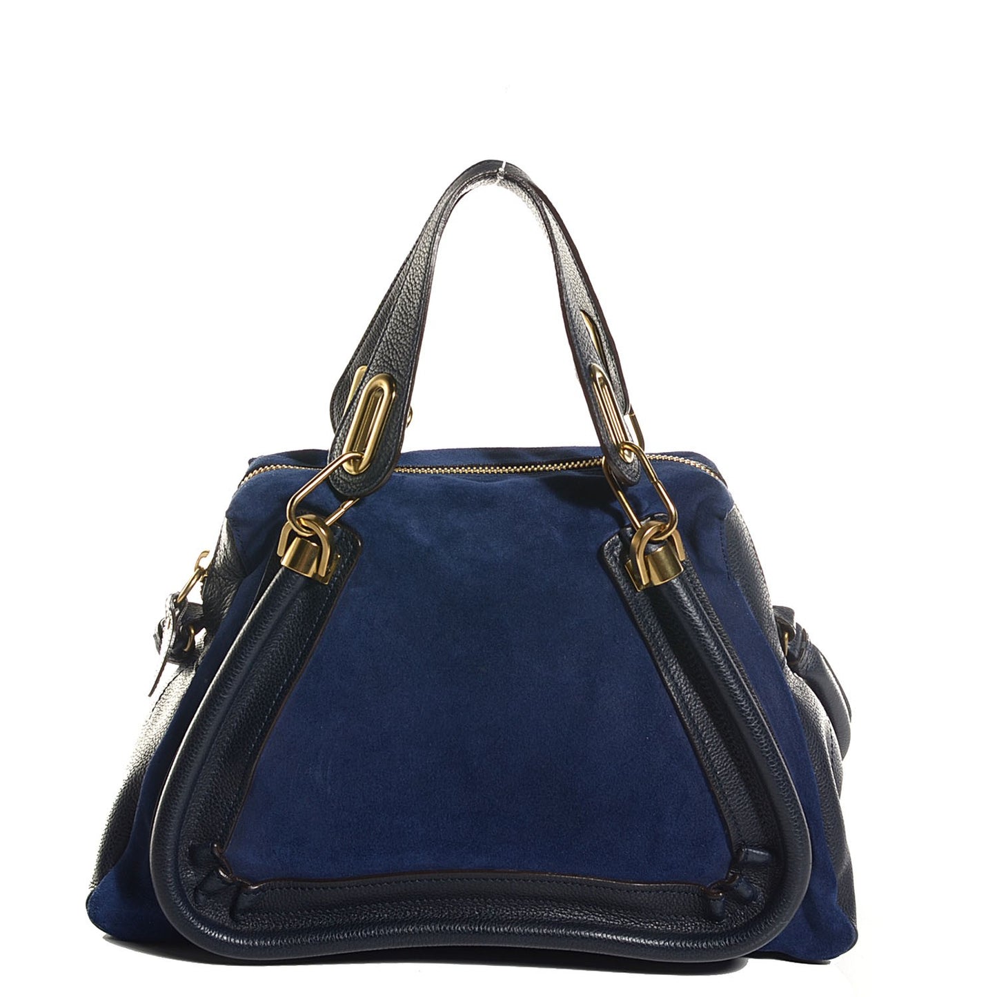 Suede Calfskin Medium Paraty Midnight Blue