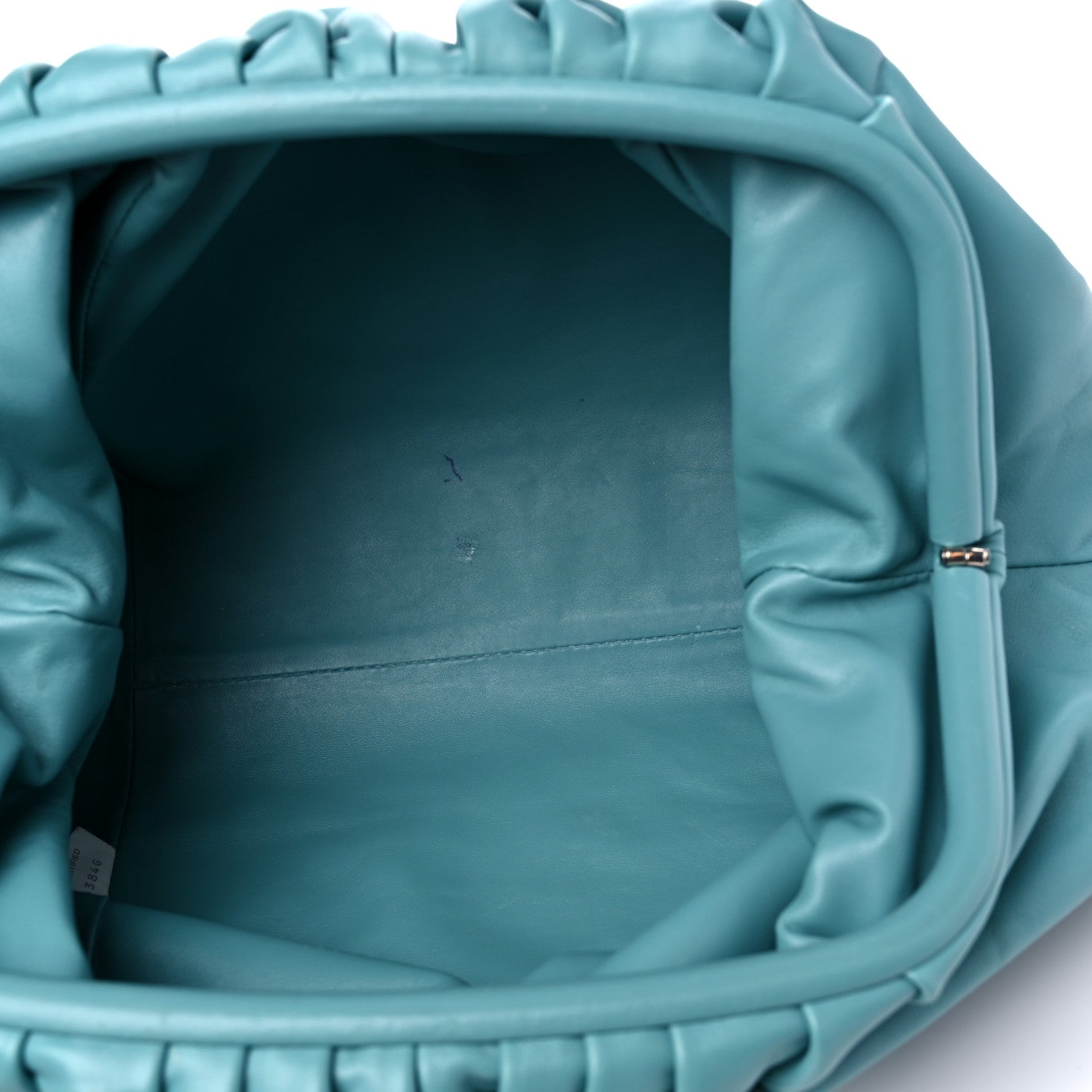 Bottega Veneta Smooth Butter Calf The Pouch Oversized Clutch Linoleum 5 of 11