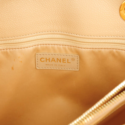Chanel Caviar Quilted Grand Shopping Tote GST Beige Clair 6 of 7