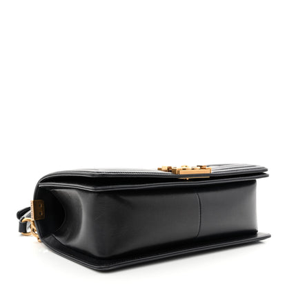 Chanel Lambskin Quilted Medium Boy Flap Black 4 of 11
