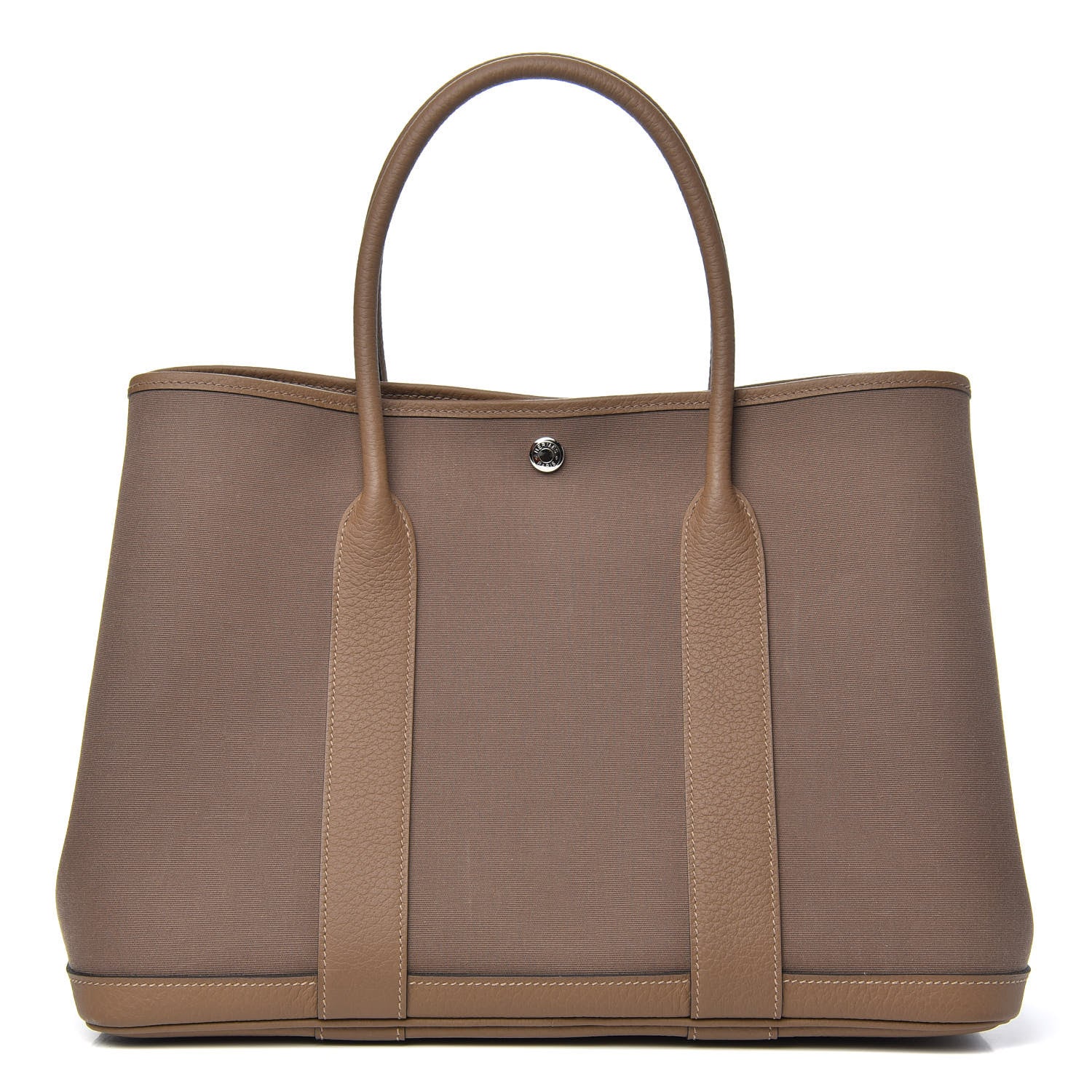 Hermes Toile Vache Garden Party 36 MM Etoupe 1 of 9