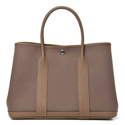 Hermes Toile Vache Garden Party 36 MM Etoupe 1 of 9