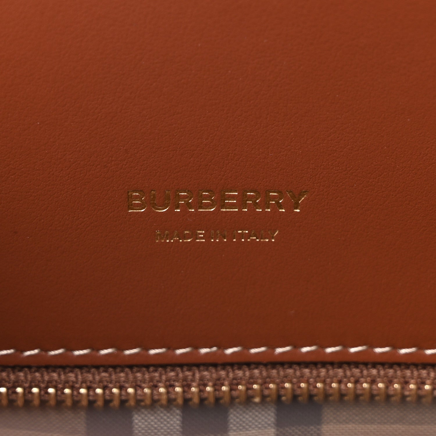 Burberry Calfskin Vintage Check Medium Two Handle Title Bag Black 6 of 9