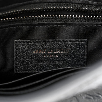 Saint Laurent Crinkled Calfskin Matelasse Monogram Niki Chain Wallet Storm 6 of 10