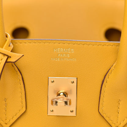 Hermes Swift Birkin 25 Jaune Ambre 7 of 25