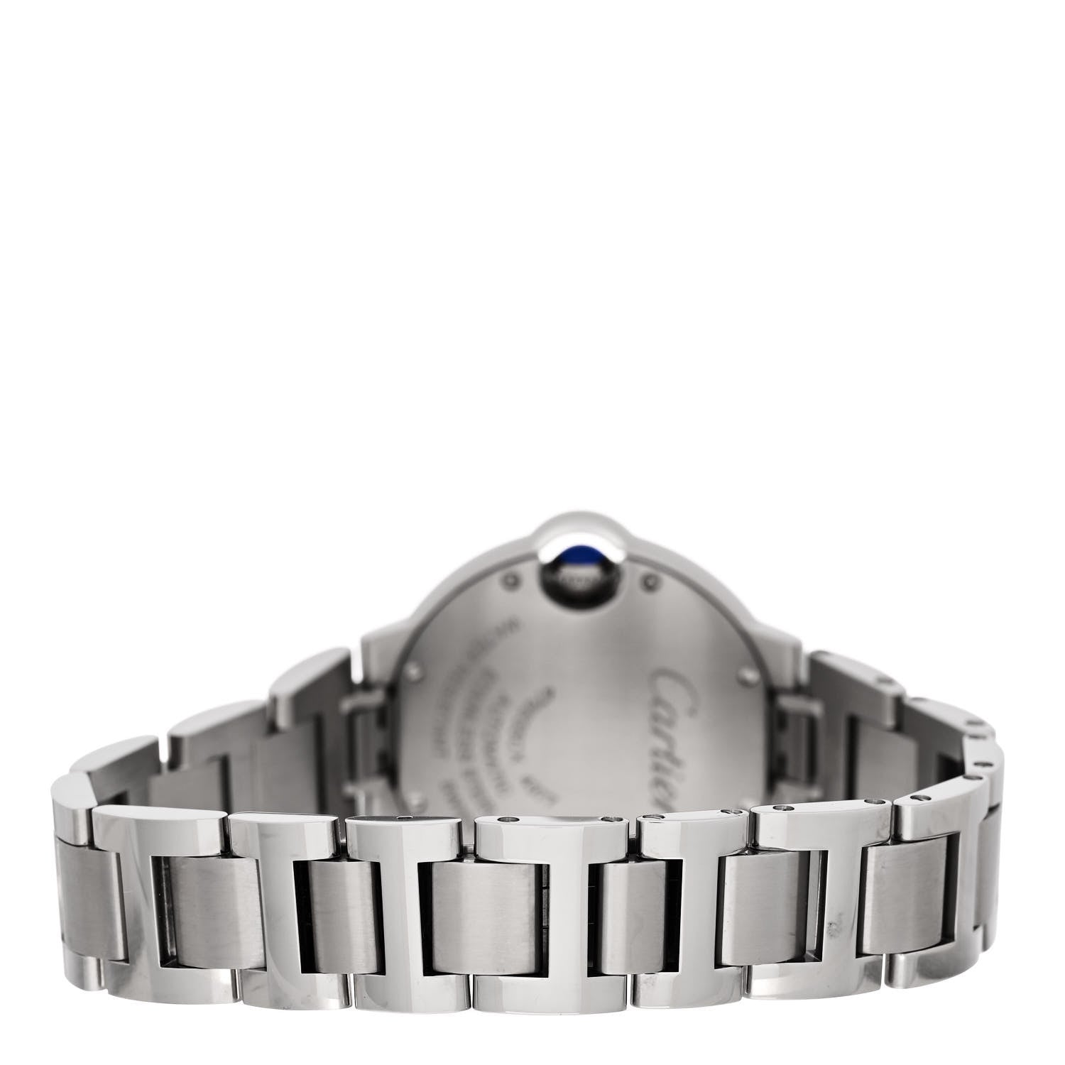 Cartier Stainless Steel 33mm Ballon Bleu De Cartier Automatic Watch 3 of 5