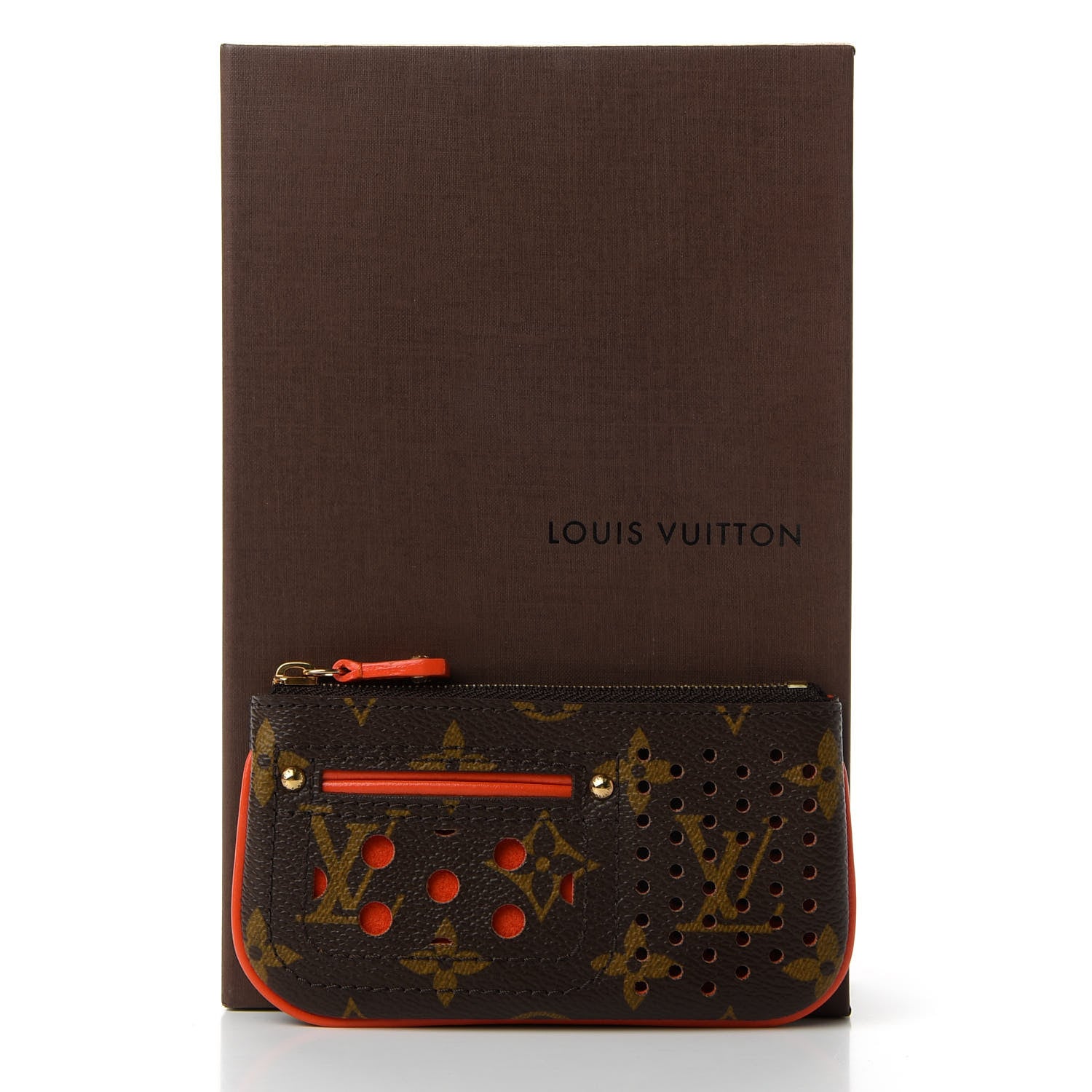Louis Vuitton Monogram Perforated Key Pouch Orange 8 of 8