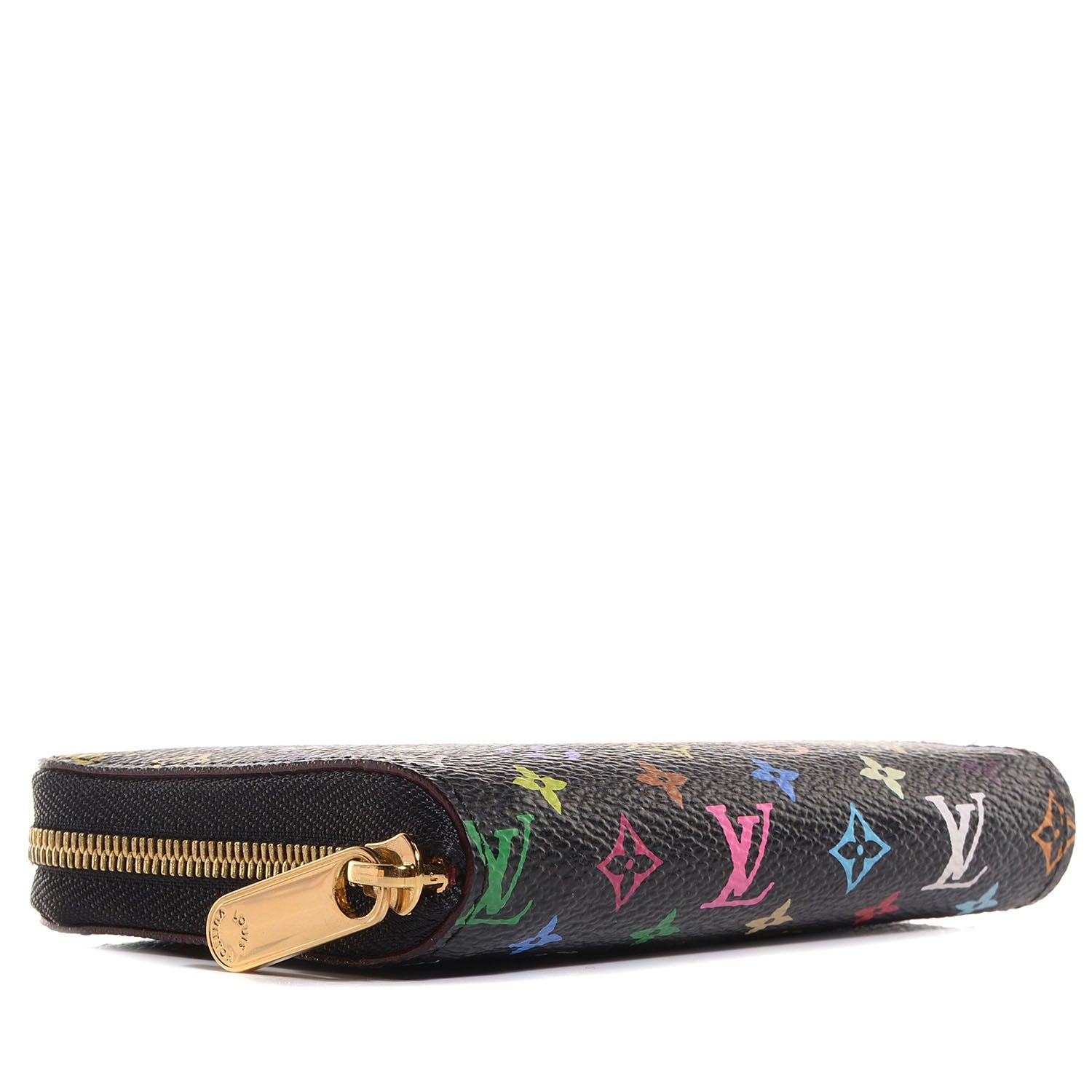 Louis Vuitton Monogram Multicolor Zippy Coin Purse Black Grenade 4 of 8