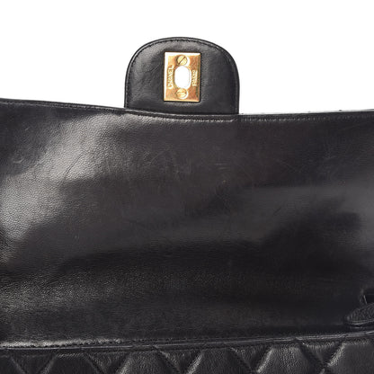 Chanel Lambskin Quilted Medium Double Sided Flap Black 17 of 18