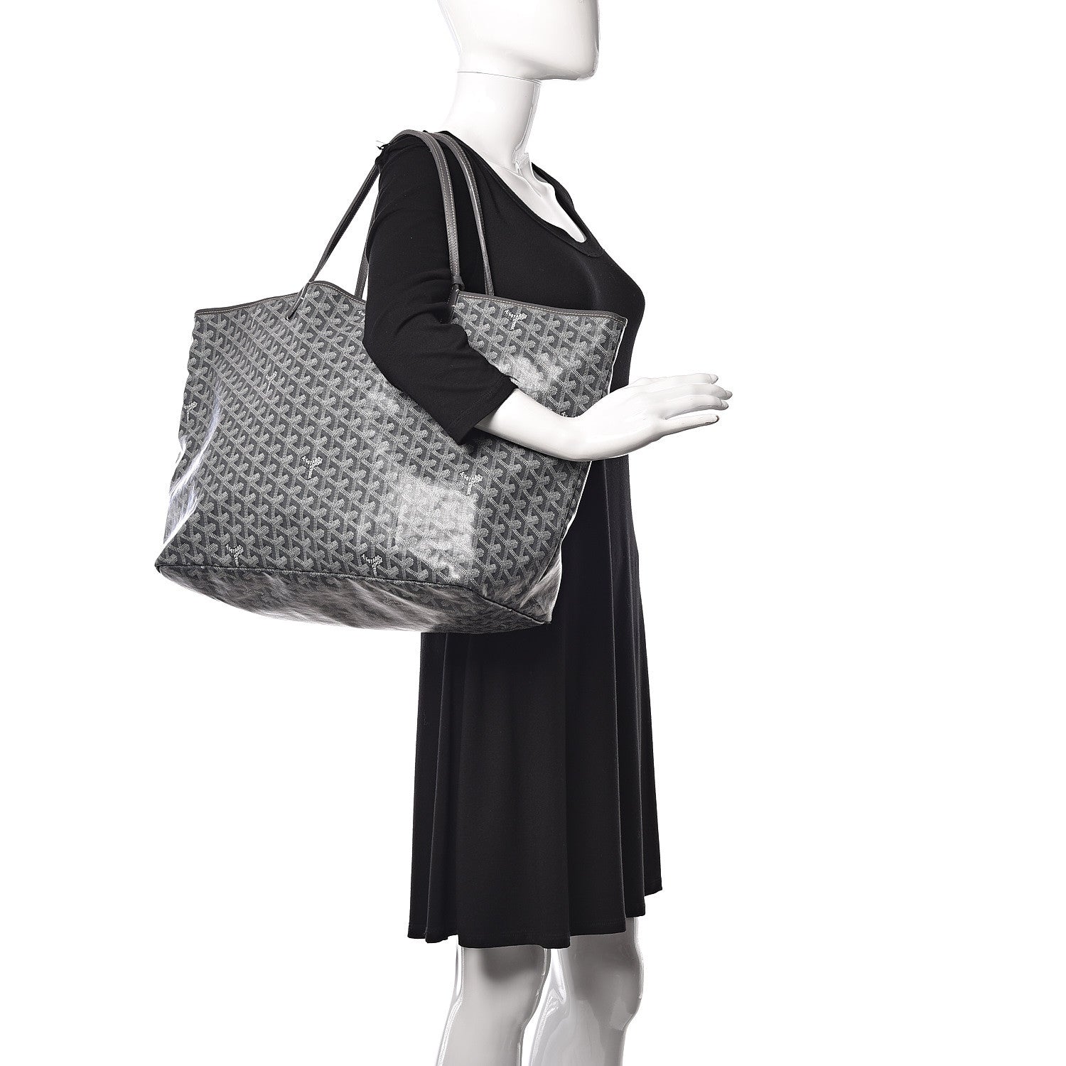 Goyard Goyardine Saint Louis GM Grey 2 of 12