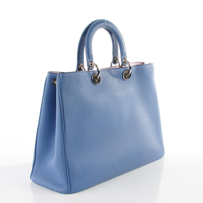 Christian Dior Bullcalf Large Diorissimo Bag Blue 4 of 10
