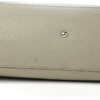 Fendi Calfskin Romano Selleria Tote Grey 11 of 13