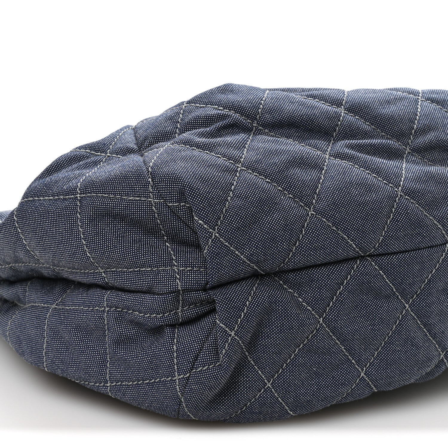 Chanel Denim Quilted Large Stretch Spirit Cabas Blue 9 of 10