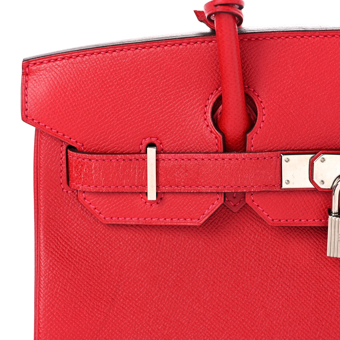 Epsom Birkin 30 Rouge Casaque