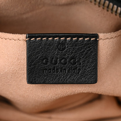 Gucci Calfskin Matelasse GG Marmont Belt Bag 85 34 Black 6 of 11