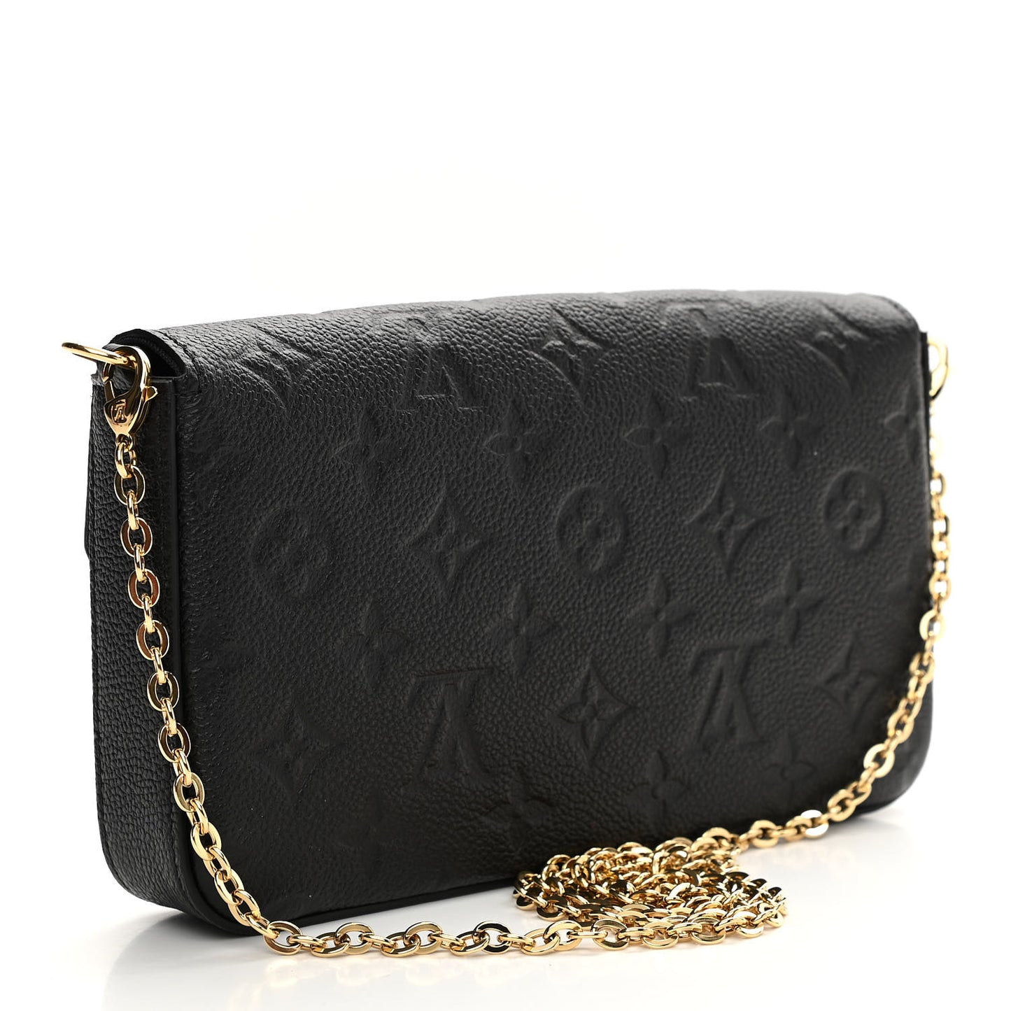 Empreinte Pochette Felicie Chain Wallet Black