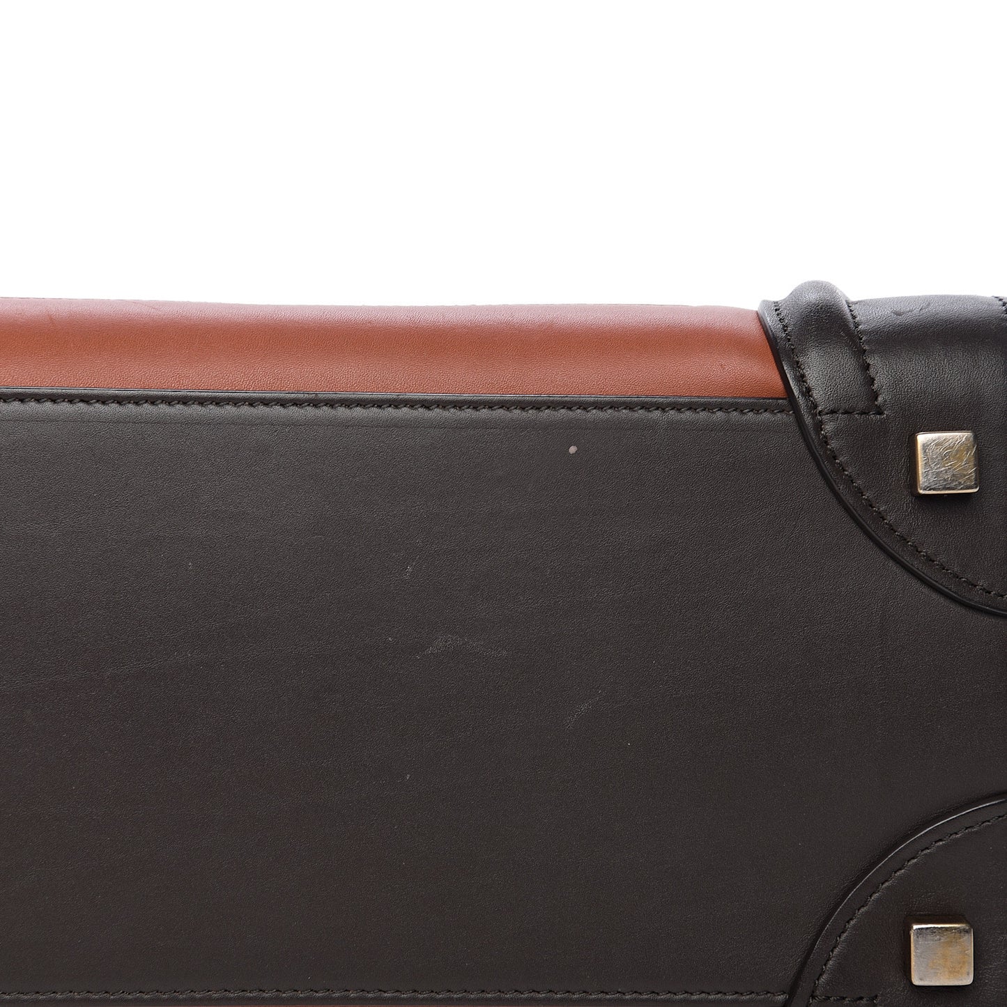 Smooth Calfskin Micro Tri-Color Luggage Multicolor