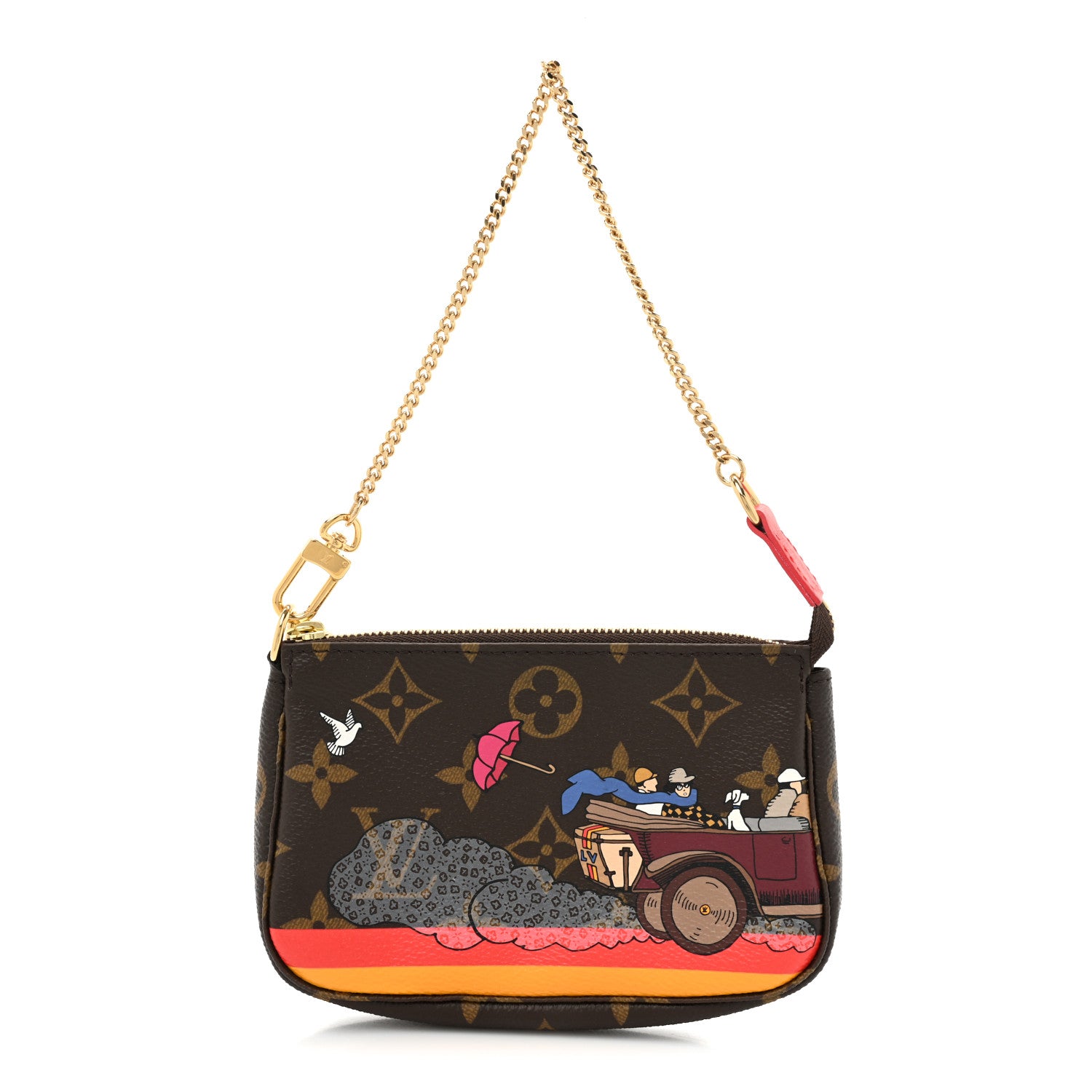 Louis Vuitton Monogram 2015 Christmas Animation Mini Pochette Accessories 1 of 9