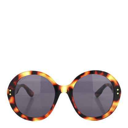Gucci Acetate Round Sunglasses GG1081S Tortoise 2 of 7