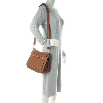 Hermes Taurillon Clemence Jypsiere 28 Gold 2 of 9