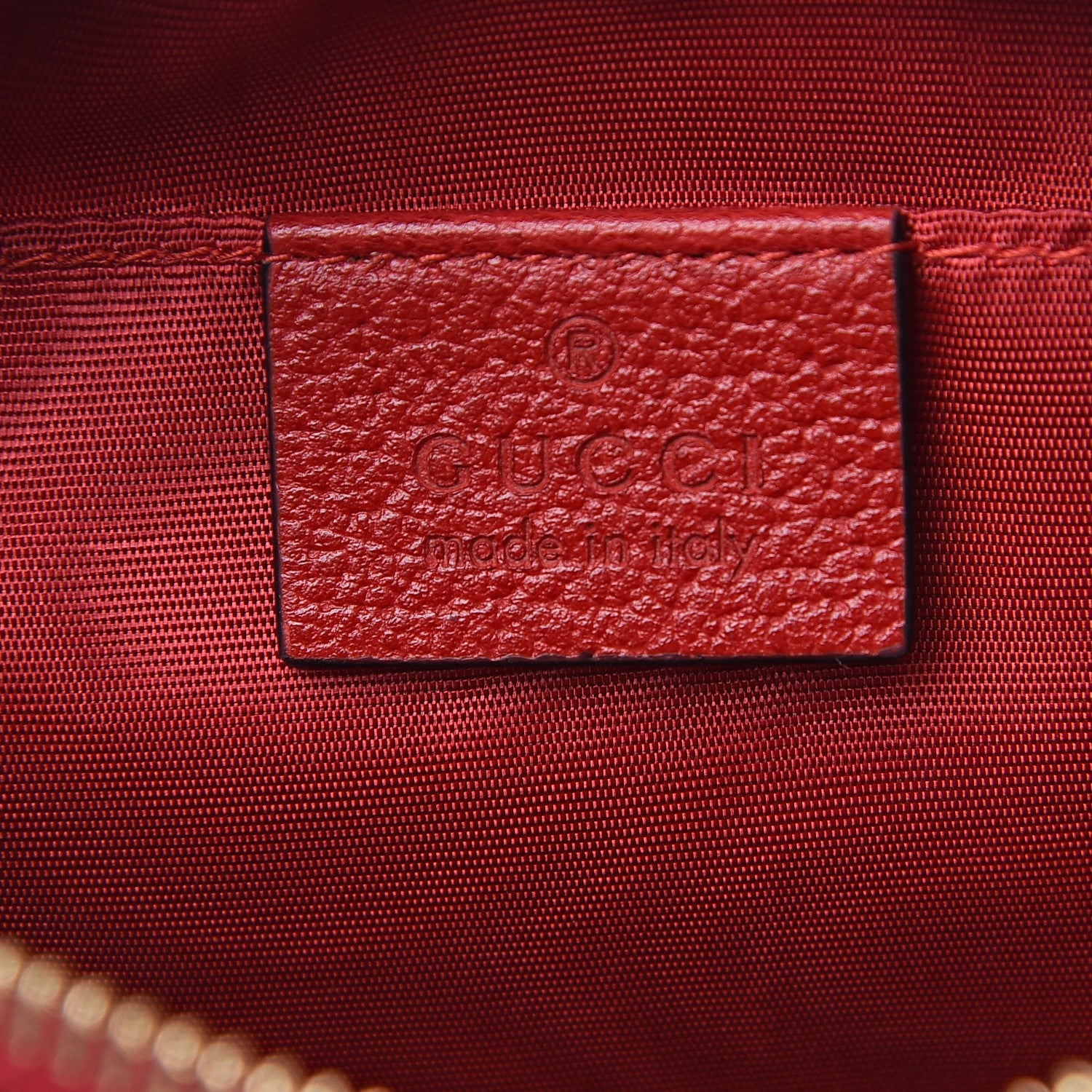 Gucci Canvas Sylvie Stripe Mini Ophidia Camera Bag Mystic White Hibiscus Red Maritime 5 of 11
