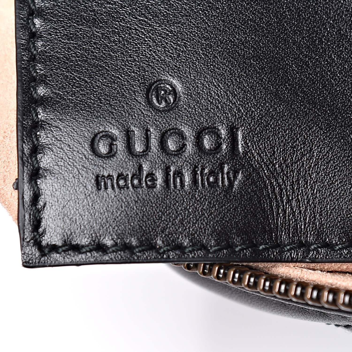 Gucci Calfskin Matelasse Mini GG Marmont Chain Bag Black 6 of 9