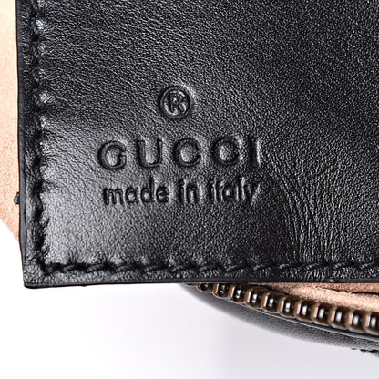 Gucci Calfskin Matelasse Mini GG Marmont Chain Bag Black 6 of 9