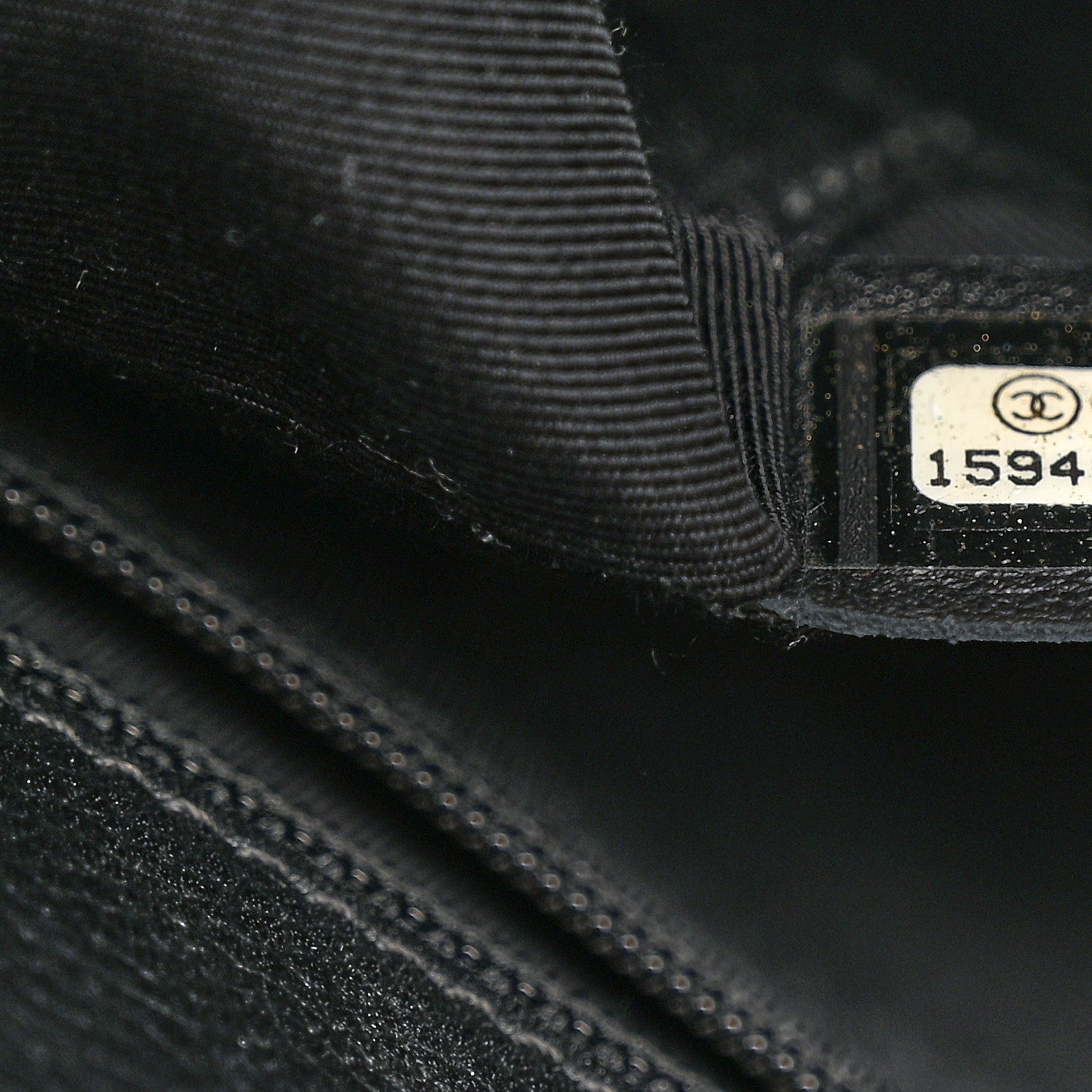 Chanel Calfskin Cerf Executive Shopper Tote Black 7 of 10