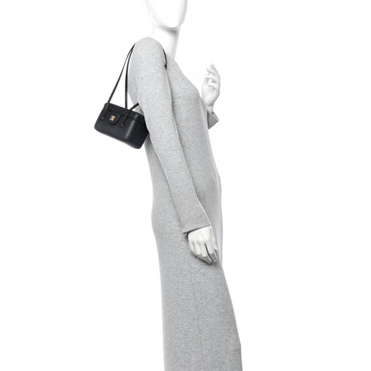 Chanel Shiny Caviar Preppy Coco Long Vanity With Strap Black 2 of 11