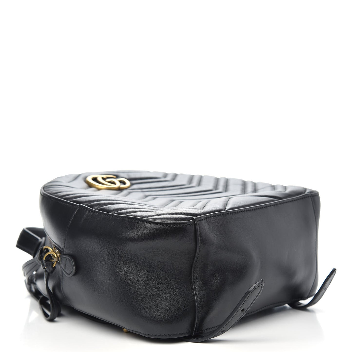 Calfskin Matelasse GG Marmont Dome Backpack Black